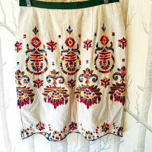 Anthropologie Pink Tan Bubble Mini Skirt